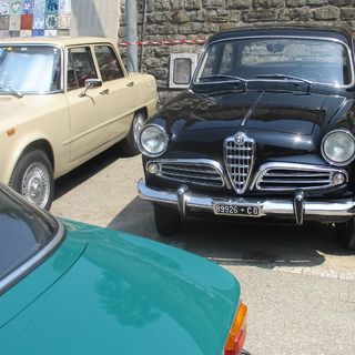 Le Alfa Romeo storiche sfilano sotto le stelle di Sesto Calende