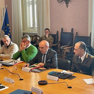 Il prefetto Salvatore Pasquariello all'incontro di stamattina