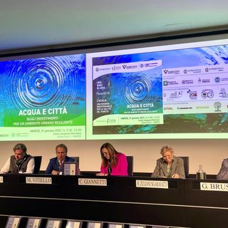 "Acqua e città: quali investimenti per un ambiente urbano resiliente", il convegno tenutosi stamattina a Ville Ponti