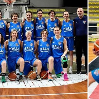 Chiara Catella, ex sindaco di Cantello, con la Nazionale Over 45 che giocherà i Mondiali