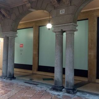Lavori in corso per il nuovo negozio Legami, in Corso Matteotti