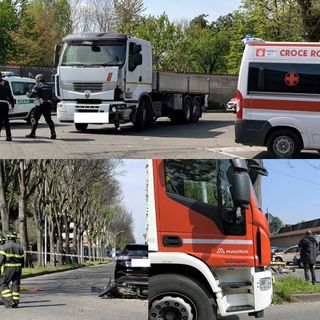 Incidente in via Magenta a Busto, ferito motociclista