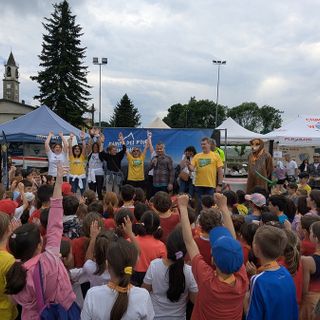 Le premiazioni del Mini Trail del Campo dei Fiori Trail