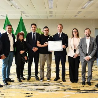 La premiazione in Regione del Claun il Pimpa Marco Rodari
