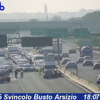 L'incidente visto dalle telecamere di Autostrade per l'Italia