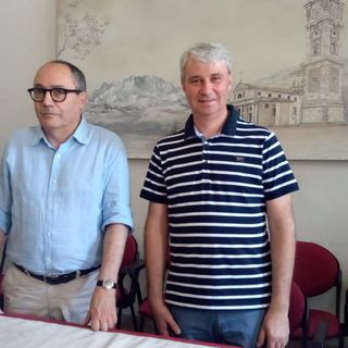 Enzo Laforgia, assessore alla Cultura, e Davide Galimberti, sindaco di Varese