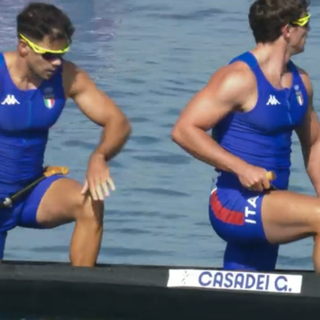 Canoa, da Verbania al tetto d'Europa: Carlo Tacchini d'oro con Gabriele Casadei nel C2 500