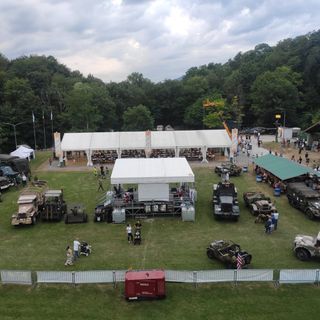 Il campo militare allestito nelle passate edizioni al parco di Clivio Il campo militare allestito nelle passate edizioni al parco di Clivio