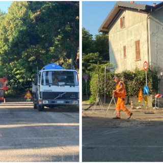 Chiusure ai due lati di via Portorose a Bizzozero per l'asfaltatura, da viale Borri e da via dei Cavalli all'altezza del cimitero e della chiesa di Santo Stefano