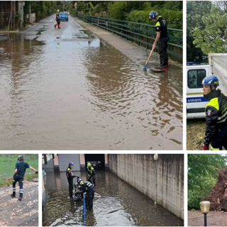 Interventi in particolare in Valceresio per liberare strade e case dall'acqua e dalle piante cadute (foto Corpo Volontari di Protezione Civile - Nucleo Mobile di Pronto Intervento) Interventi in particolare in Valceresio per liberare strade e case dall'acqua e dalle piante cadute (foto Corpo Volontari di Protezione Civile - Nucleo Mobile di Pronto Intervento)