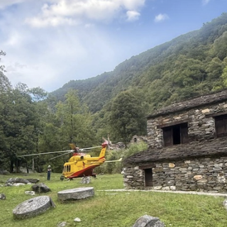 Ragazza cade nei boschi di Curiglia, trasportata in ospedale in elisoccorso