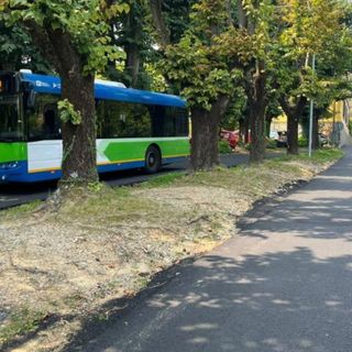 Nuovo asfalto nelle vie del quartiere di Bregazzana