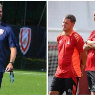 Dida: Ciceri e Spilli (con staff) studiano i primi passi di Varese e Varesina - Foto Ezio Macchi e Roberta Corradin Varesina Calcio