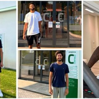 Da sinistra Max Ladurner, Nate Renfro, Davide Alviti e Stefan Moody