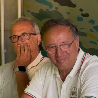 A destra il nuovo direttore tecnico della Canottieri Varese Renato Gaeta, al suo fianco l'allenatore Mignemi