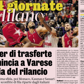 La Gazzetta dello Sport mostra un indubbio spirito "olimpico" alla vigilia di Milano-Cortina...
