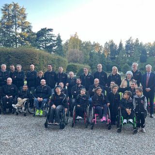 Buon viaggio, Handicap Sport Varese. L'applauso del Salone Estense per i "giganti" del basket e della vita
