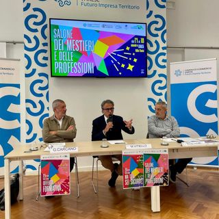 Da sinistra: Giuseppe Carcano, Mauro Vitiello e Marco Magrini