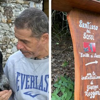 Il "Sentiero dei Sassi" diventa un'opera d'arte per la mente e per gli occhi: «Da qui si gode tutta la bellezza del Lago Maggiore»