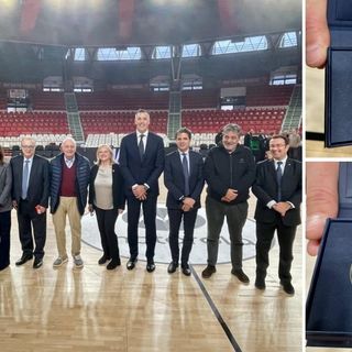 Presentata oggi la moneta celebrativa degli ottant'anni della Pallacanestro Varese
