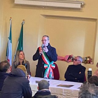 Un'immagine dell'inaugurazione della mostra permanente a Villa Borghi a Biandronno (foto da Facebook)