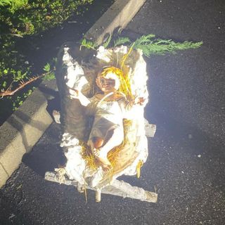 Il Gesù Bambino torna a casa: ritrovato nella notte tra le siepi di un supermercato