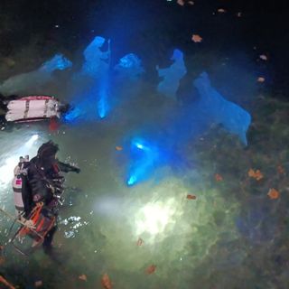 Il presepe sommerso di Porto Valtravaglia di qualche anno fa