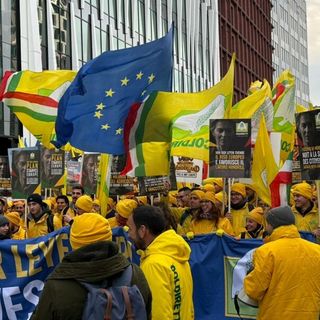 La delegazione di Coldiretti Varese in manifestazione a Bruxelles