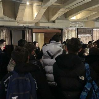 Studenti della terza media della Don Milani in visita al Binario 21