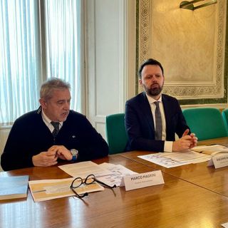 Il presidente Marco Magrini e il suo vice Giacomo Iametti