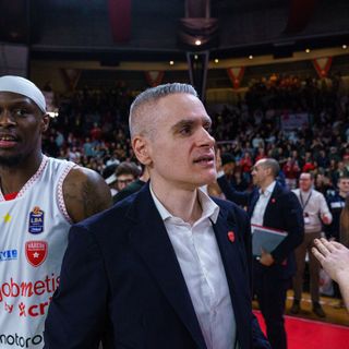 Ioannis Kastritis alla fine di Varese-Brescia (foto Averna)