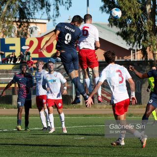 Raffini, 11 gol fin qui, nella gara d'andata vinta dal Vado 3-1 sul Varese
