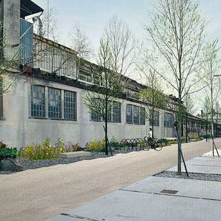 Il rendering di via Lido a Luino