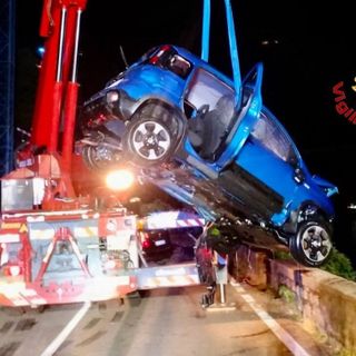 Le immagini del tragico incidente di stanotte in provincia di Como