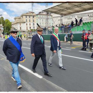 Il sindaco di Varese Davide Galimberti e il presidente della Provincia di Varese Marco Magrini a Bergamo Il sindaco di Varese Davide Galimberti e il presidente della Provincia di Varese Marco Magrini a Bergamo