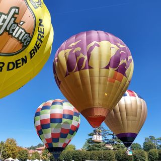 La manifestazione delle mongolfiere ad Angera lo scorso settembre