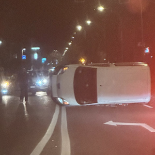 L'auto coinvolta nell'incidente