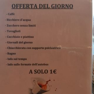 Il menù speciale proposto dal Bar La Bisca di Besozzo