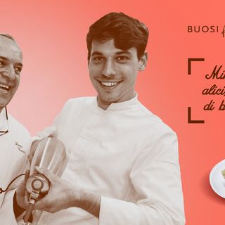 Buosi da mangiare - Mini sandwich di alici, bufala, cuore di bue e spinacino novello