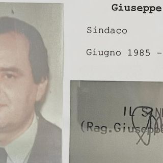 Giuseppe Bruschi in un'immagine pubblicata sulla pagina Facebook del sindaco Giuseppe Gabri Giuseppe Bruschi in un'immagine pubblicata sulla pagina Facebook del sindaco Giuseppe Gabri