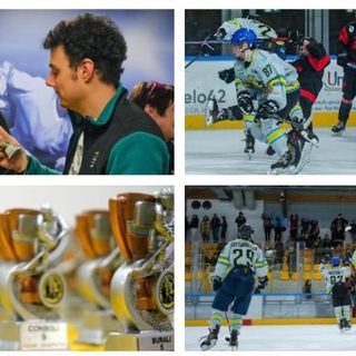 FOTOGALLERY. Crazy Bees, crescita continua: vittoria sui Milano Devils, applausi e festa al bar del palaghiaccio