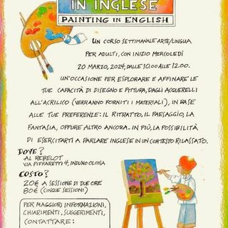 Pronti. Pennelli. Via! A Induno Olona si... dipinge in inglese