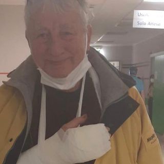 Brutto infortunio per Ezio Macchi allo stadio di Seregno. Lo aspettiamo tutti a bordo campo