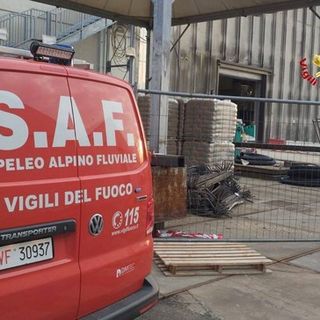 I soccorsi sul luogo dell'infortunio lo scorso 29 dicembre