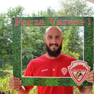 Il capitano del Varese, Francesco Viscomi (foto Ezio Macchi)