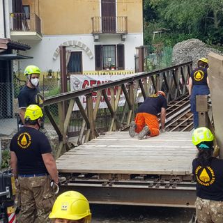 Riapre oggi a Gavirate il ponte di via Bravo Livio a Ca' de Monti