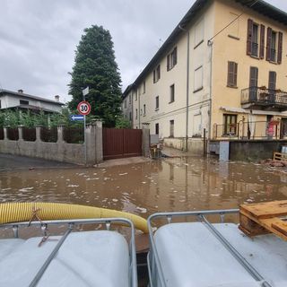L'alluvione della scorsa estate a Gavirate