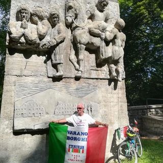 Giovanni Bloisi al Sacrario del San Martino