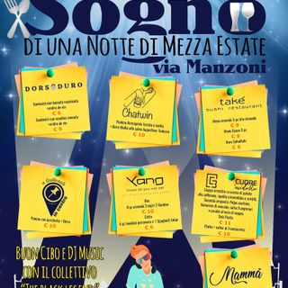 Cibo, musica e arte fotografica nella notte di mezza estate in via Manzoni a Gallarate