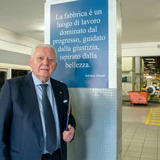 Il presidente di Lu-Ve Iginio Liberali